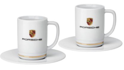 Picture of Porsche Crest Espresso Set in Piston Design