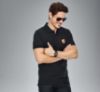 Picture of Mens Porsche Crest Polo Shirt in Black
