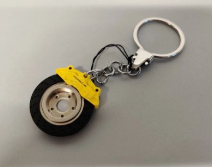 Picture of Keyring Brake Disc, Yellow