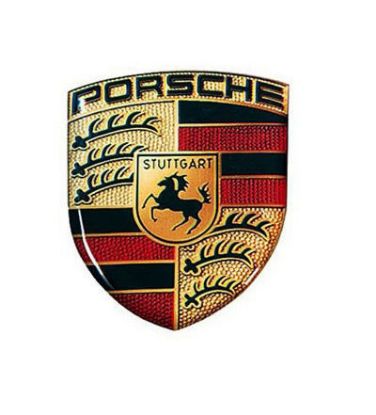 Picture of Sticker, 3D Porsche Crest, 25x33mm