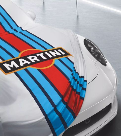 Picture of Car Cover, Indoor, 991, Martini Racing Design