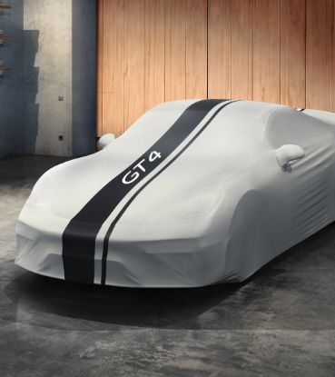 Picture of Car Cover, Indoor, 718 Cayman GT4 Design
