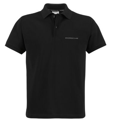 Picture of Mens Classic Logo Polo Shirt in Black