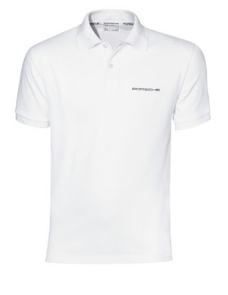 Picture of Mens Porsche Classic Polo Shirt in White