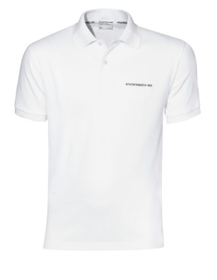 Picture of Mens Porsche Classic Polo Shirt in White
