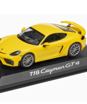 Porsche GT4 Clubsport Lanyard Keyring Keychain Black Yellow