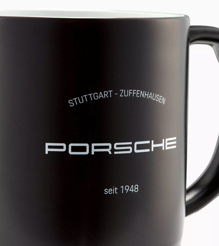 Picture of Porsche Classic Black Mug in Piston Design