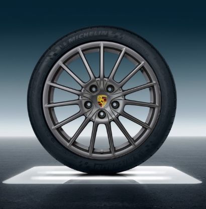 Picture of Wheel, Front, Platinum Satin-Matt, 9.5x20 ET65, Panamera G1