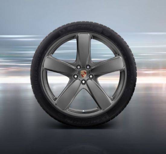 Picture of Wheel, Front, Platinum Satin-Matt, 9x21 ET26, Macan 