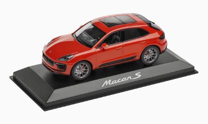 Picture of Model Macan S (III) in Papaya Metallic and 1:43 Scale **PRE-ORDER**
