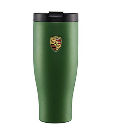 Picture of Porsche Crest Thermal Mug XL in Mamba Green