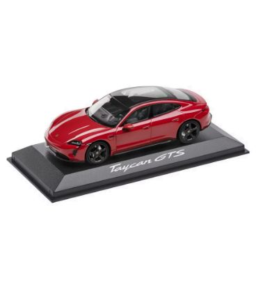 Picture of Model Taycan GTS in Carmine Red & 1:43 Scale