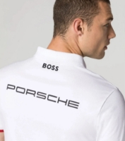 Picture of Men's Motorsport x Boss Polo Shirt in White 