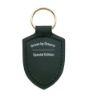 Picture of Porsche Crest Leather Keyring in Irish Green