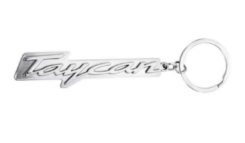 Picture of Keyring in Taycan Badge Logo, Small