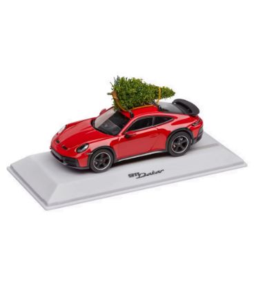 Picture of Model 911 Dakar (2023) Christmas Edition in Carmine Red - 1:43 Scale