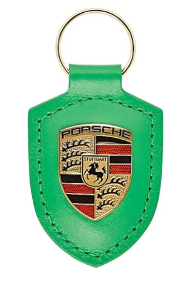 Picture of Keyring, Porsche Crest, Python Green