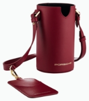 Picture of Thermal Cup Holder Shoulder Bag - Dark Red