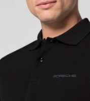 Picture of Mens Classic Logo Polo Shirt in Black