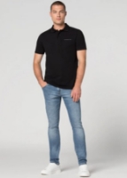 Picture of Mens Classic Logo Polo Shirt in Black