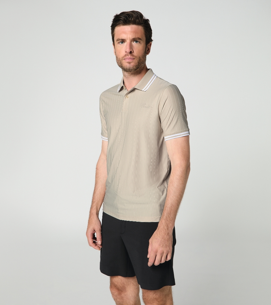 Picture of Men's Polo shirt – 911 Targa 60Y - Sand Beige