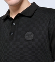 Picture of Jacquard Polo-Shirt – 911 Spirit 70 - Black